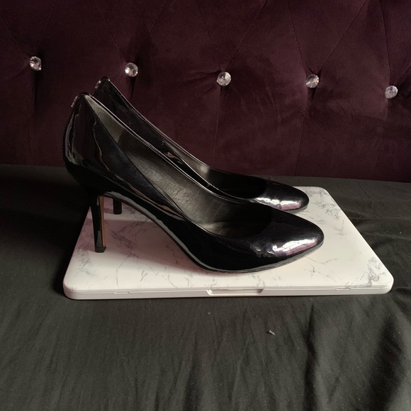 Coach Shoes - Coach Black Patent Leather Close Toed Heels